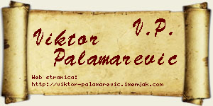 Viktor Palamarević vizit kartica